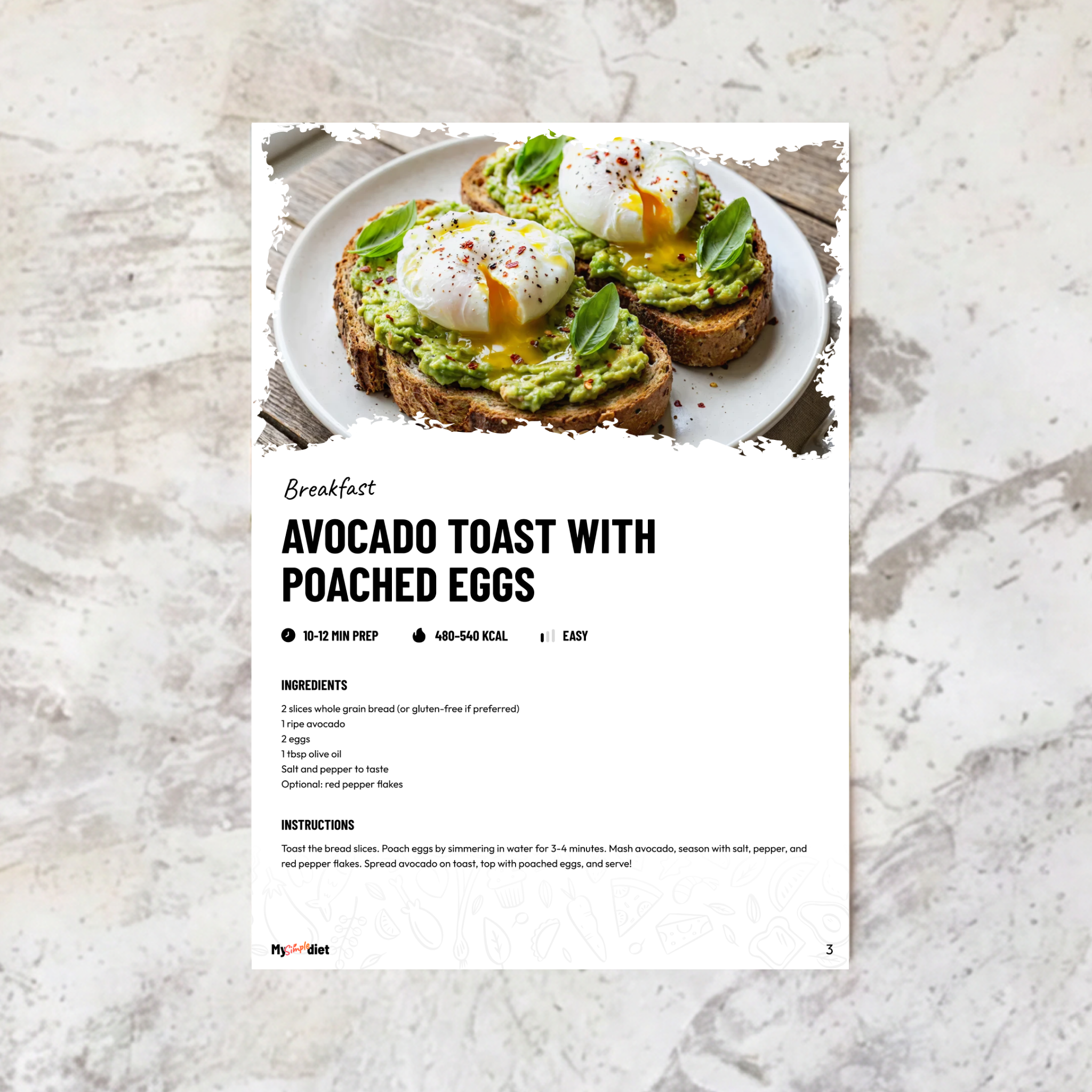 Weekly Weight Loss Meal Plan (Vegetarian)